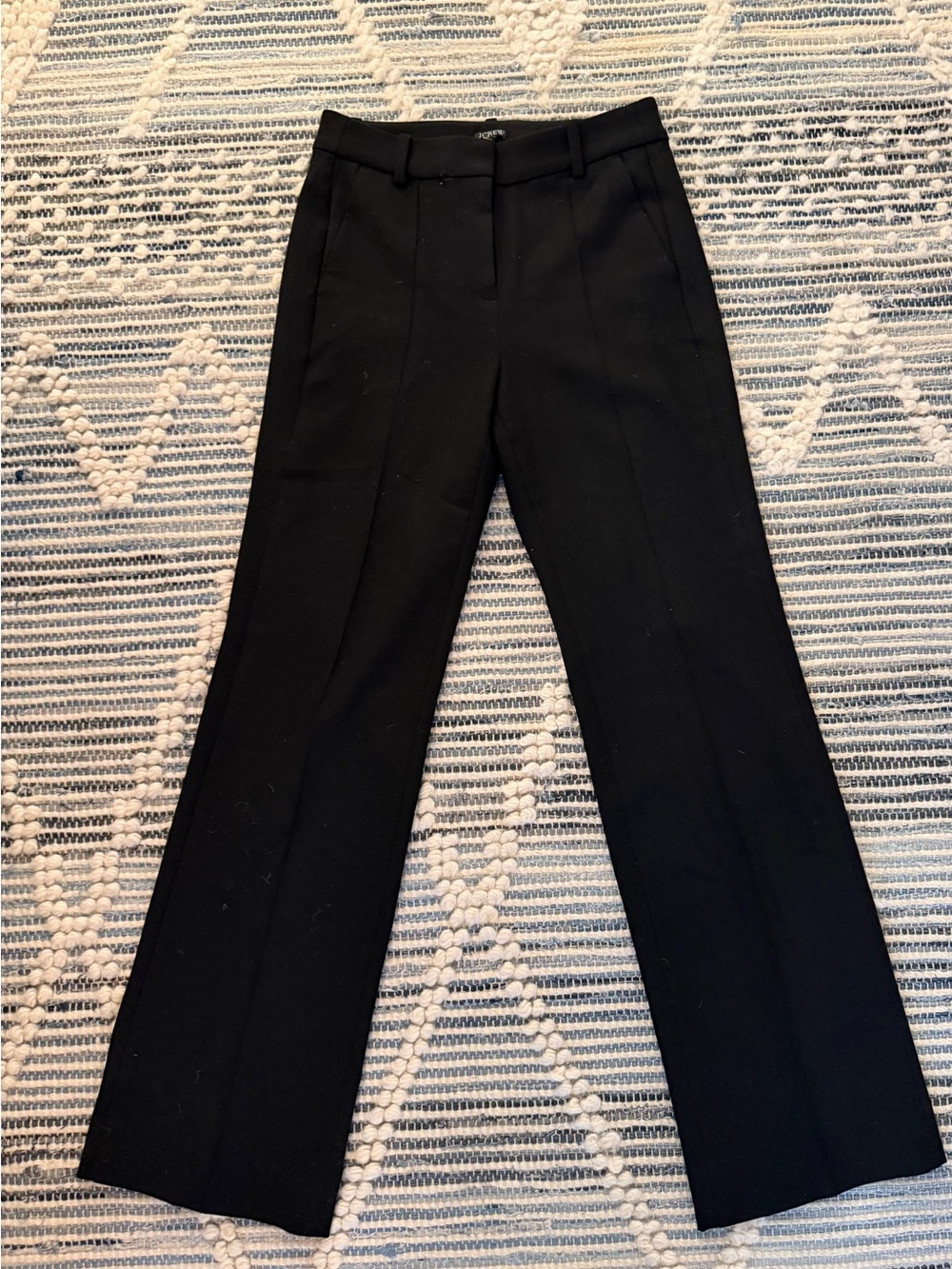 J. Crew Black Straight-Leg Dress Pants